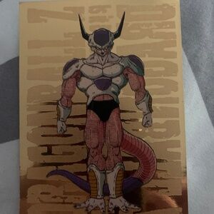 Dragon Ball Z card up and ready to go